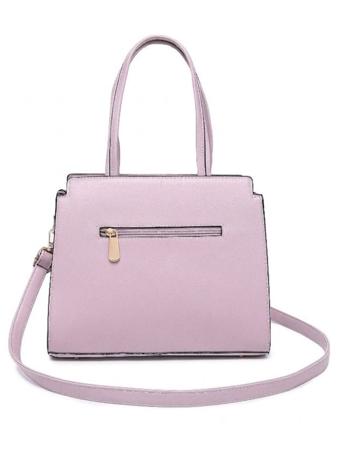 Premium Purple Women Handbag with Adjustable Sling Strap