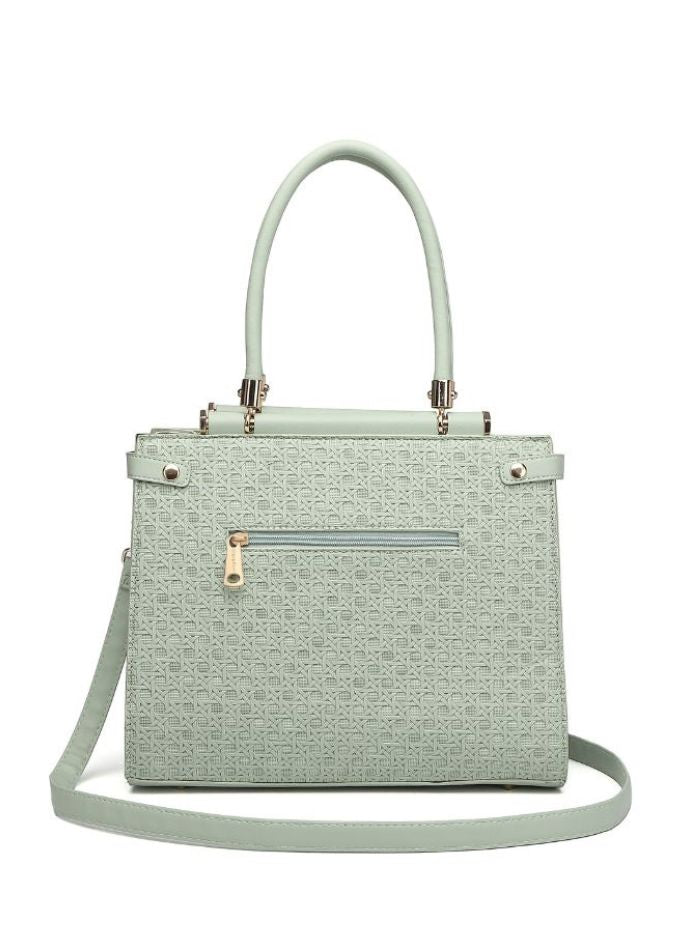Premium Green Women Handbag with Adjustable Sling Strap