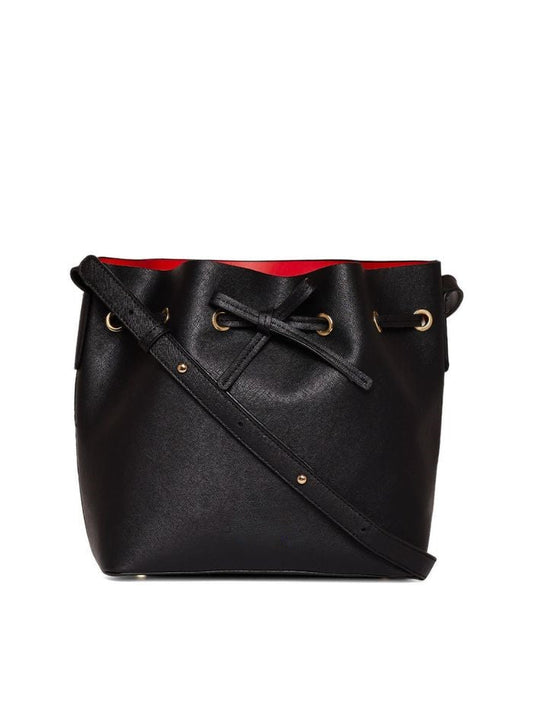 Elegant Black Bucket Sling Bag